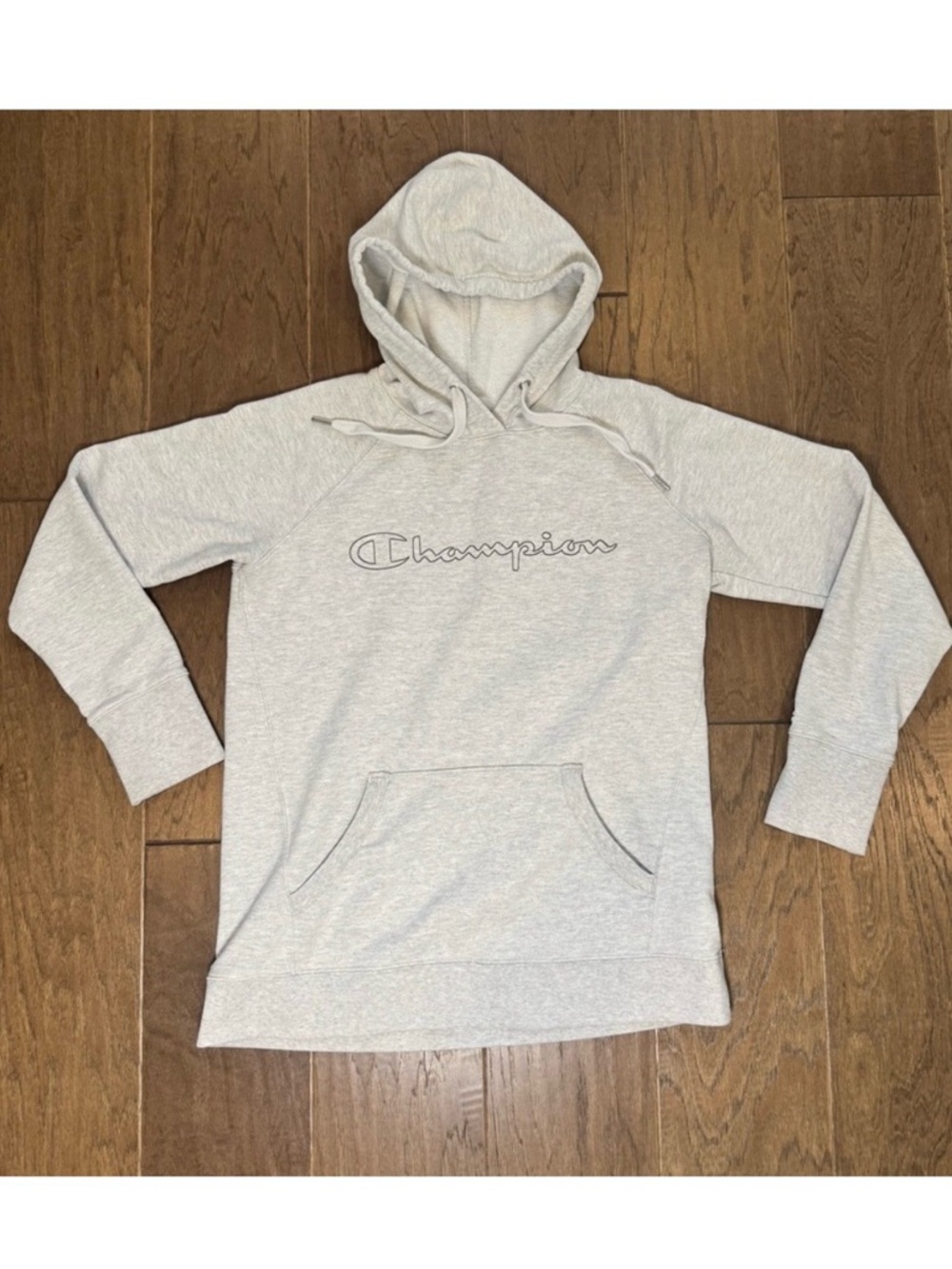 Champion Hoodie in Light Grey